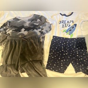 Cat and Jack Boys Pajama Set Bundle Size 6